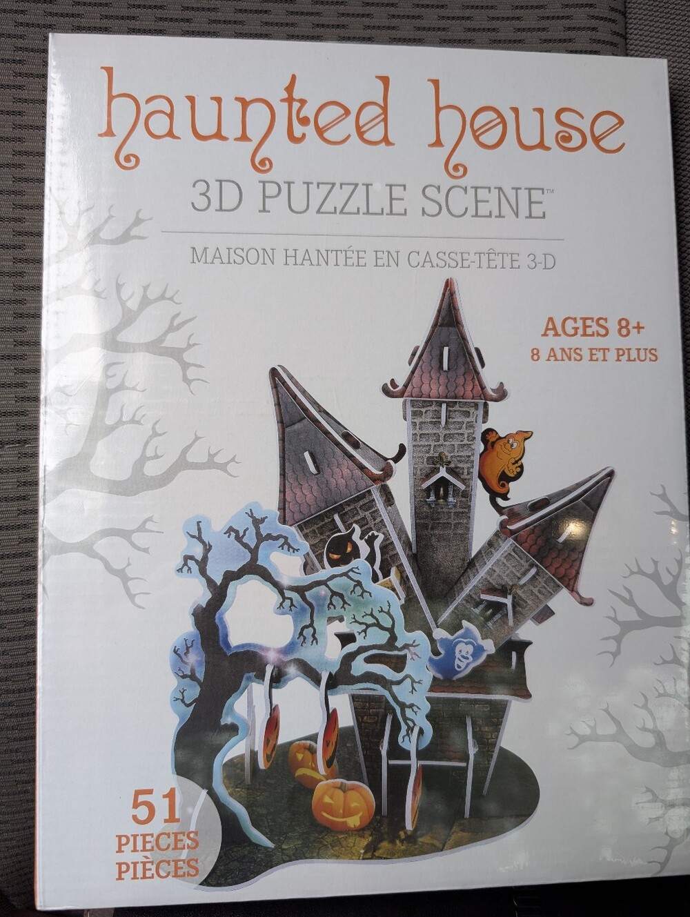 Haunted House 3D Puzzle Scene 51 Pieces Kids 8+ Halloween Brand New Sealed